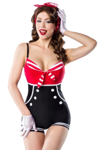 Vintage Swimsuit with bow