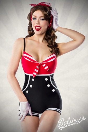Vintage Swimsuit with bow