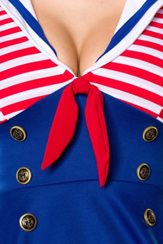 Navy Style Swing Dress