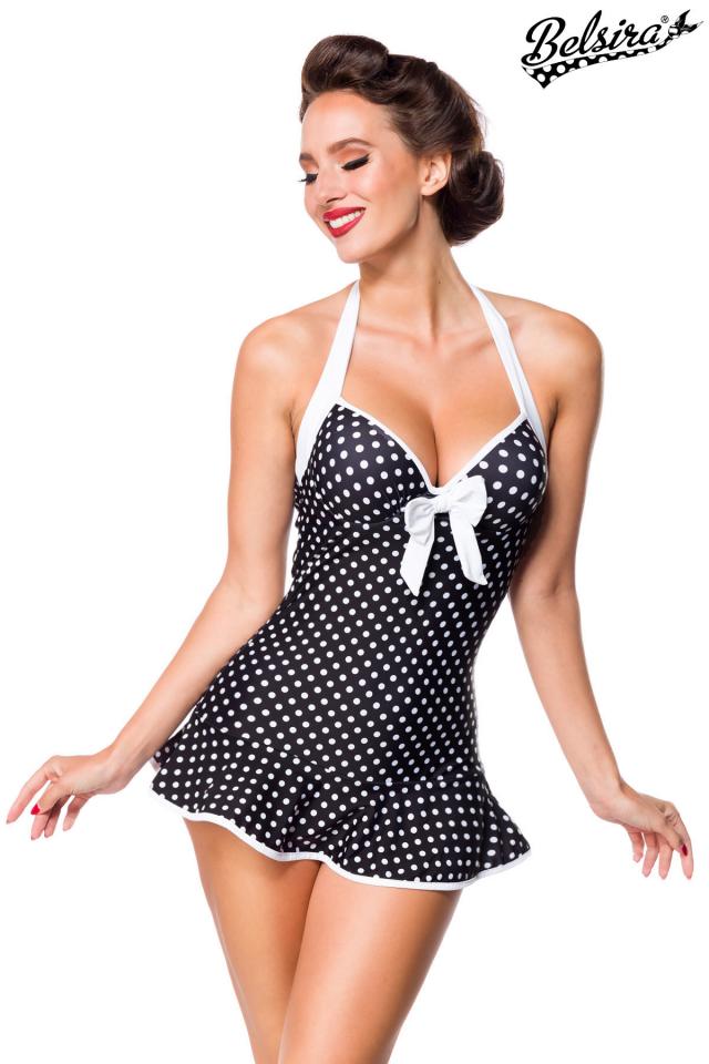 retro swim dress