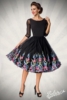 Premium Vintage Swing Dress with Embroidery