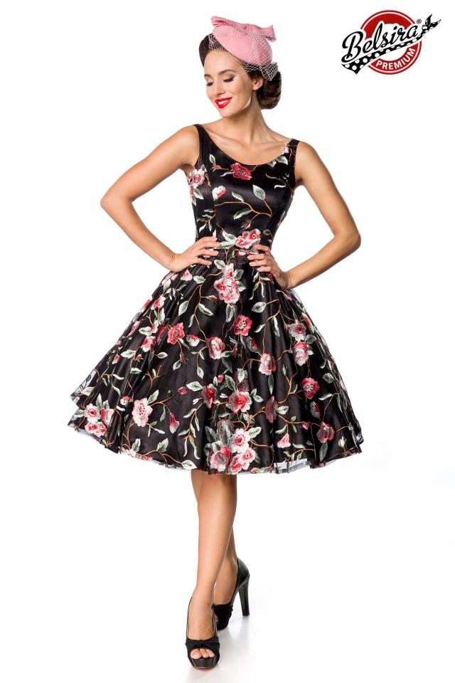 Belsira Premium Vintage Flower Dress ...