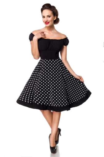 Shoulderless Swing Dress