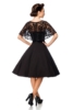Retro dress with cape