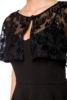 Retro dress with cape