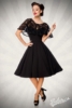 Retro dress with cape
