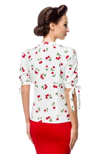 blouse with cherrys