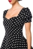 Dress with puff sleeves